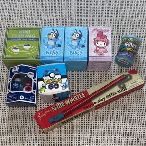 Assorted Toy and Game Collection Bundle